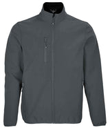 SOL'S Falcon Recycled Soft Shell Jacket | Charcoal thumbnail 3