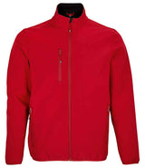 SOL'S Falcon Recycled Soft Shell Jacket | Pepper Red thumbnail 1