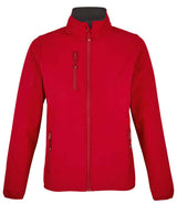 SOL'S Ladies Falcon Recycled Soft Shell Jacket | Pepper Red thumbnail 1