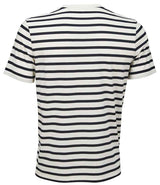 SOL'S Unisex Legend Organic T-Shirt | Off White/Navy thumbnail 2