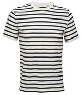 SOL'S Unisex Legend Organic T-Shirt | Off White/Navy thumbnail 1