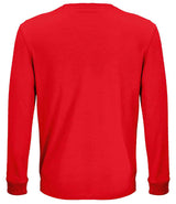 SOL'S Unisex Pioneer Long Sleeve T-Shirt | Bright Red thumbnail 3
