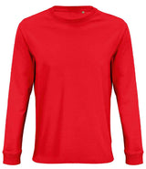 SOL'S Unisex Pioneer Long Sleeve T-Shirt | Bright Red thumbnail 2