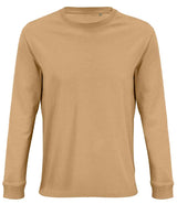 SOL'S Unisex Pioneer Long Sleeve T-Shirt | Dark Beige thumbnail 1