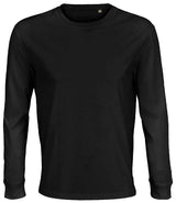 SOL'S Unisex Pioneer Long Sleeve T-Shirt | Deep Black thumbnail 1