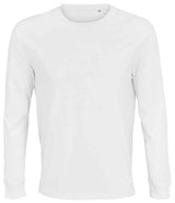 SOL'S Unisex Pioneer Long Sleeve T-Shirt | White thumbnail 1