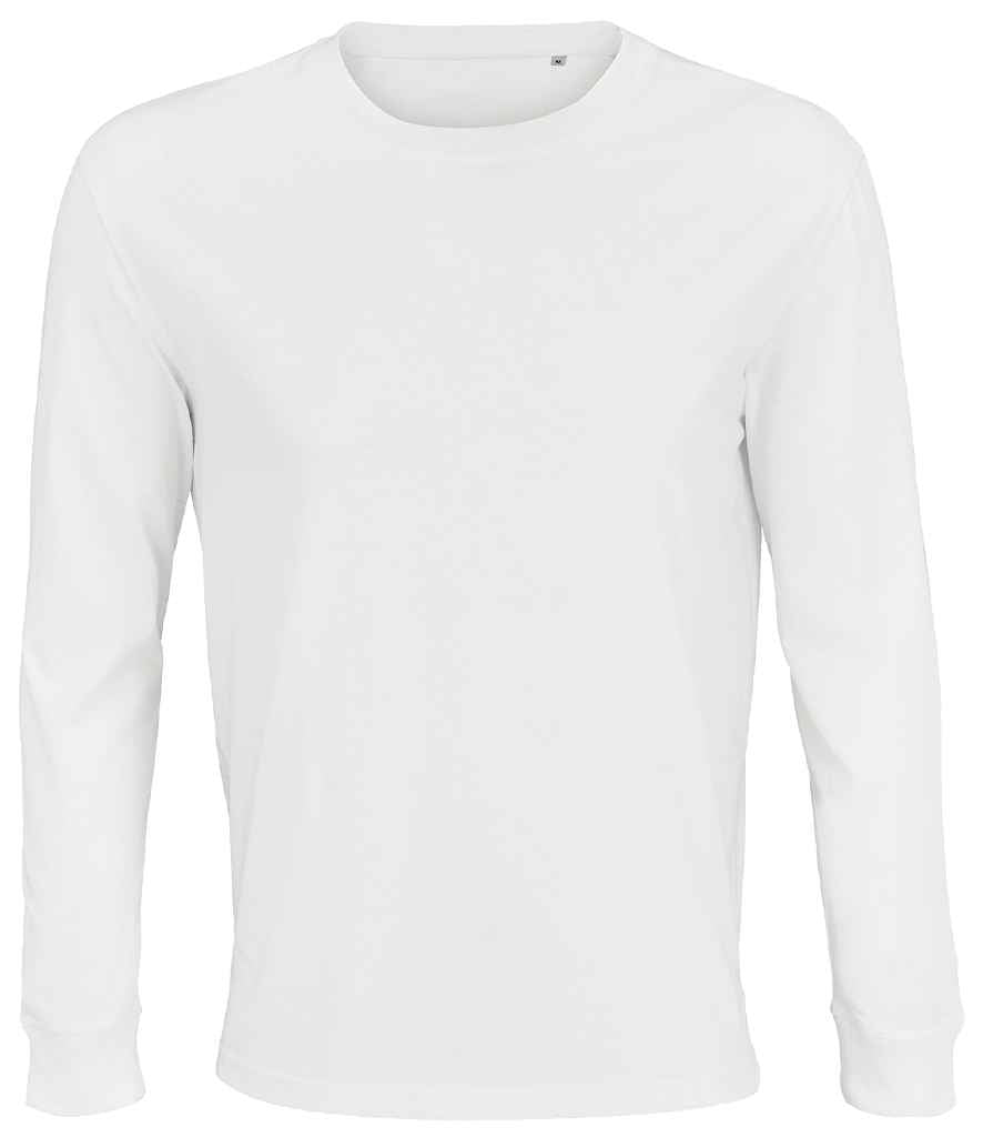 SOL'S Unisex Pioneer Long Sleeve T-Shirt | White