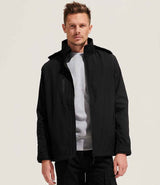 SOL'S Unisex Falcon 3-in-1 Soft Shell Jacket | Black thumbnail 2