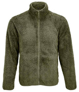 SOL'S Unisex Finch Fluffy Jacket | Army thumbnail 4