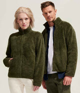 SOL'S Unisex Finch Fluffy Jacket | Army thumbnail 1