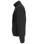 SOL'S Unisex Fury Sherpa Jacket | Carbon Grey/Black thumbnail 3