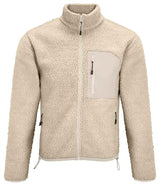 SOL'S Unisex Fury Sherpa Jacket | Shear Beige/Beige thumbnail 2