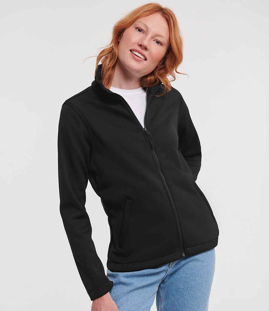 Russell Athletic Ladies Smart Soft Shell Jacket | Black