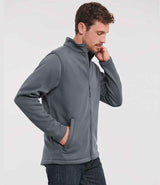 Russell Athletic Smart Soft Shell Jacket | Convoy Grey thumbnail 3