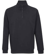 SOL'S Unisex Conrad 1/4 Zip Sweatshirt | Black thumbnail 1