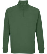 SOL'S Unisex Conrad 1/4 Zip Sweatshirt | Bottle Green thumbnail 1