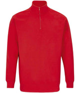 SOL'S Unisex Conrad 1/4 Zip Sweatshirt | Bright Red thumbnail 1