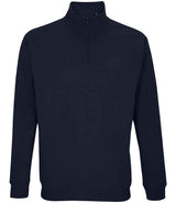 SOL'S Unisex Conrad 1/4 Zip Sweatshirt | French Navy thumbnail 4
