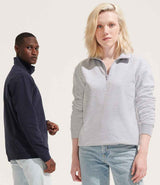 SOL'S Unisex Conrad 1/4 Zip Sweatshirt | French Navy thumbnail 3
