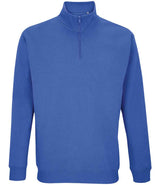 SOL'S Unisex Conrad 1/4 Zip Sweatshirt | Royal Blue thumbnail 1