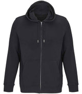 SOL'S Unisex Calipso Eco Friendly Full Zip Hoodie | Black thumbnail 3