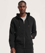 SOL'S Unisex Calipso Eco Friendly Full Zip Hoodie | Black thumbnail 2