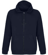 SOL'S Unisex Calipso Eco Friendly Full Zip Hoodie | French Navy thumbnail 1