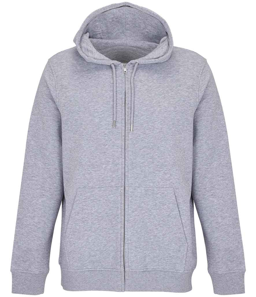 SOL'S Unisex Calipso Eco Friendly Full Zip Hoodie | Grey Marl