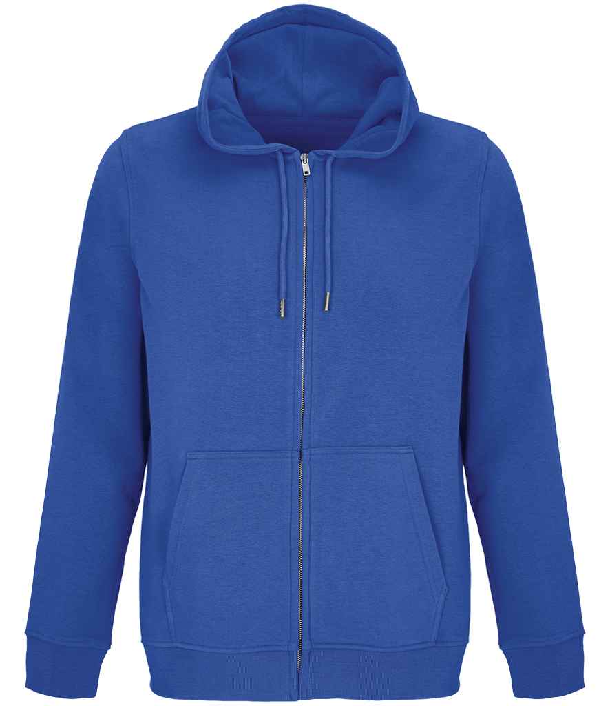 SOL'S Unisex Calipso Eco Friendly Full Zip Hoodie | Royal Blue