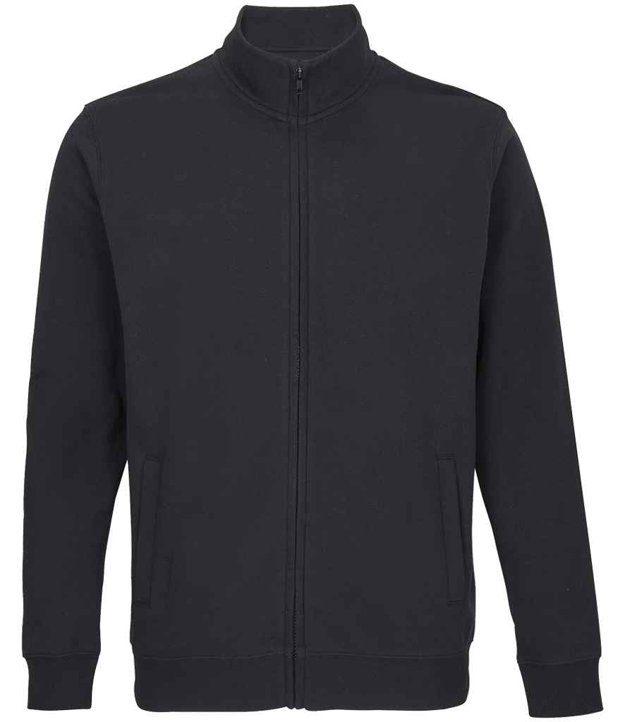 SOL'S Unisex Cooper Full Zip Sweat Jacket | Black