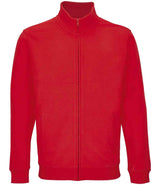 SOL'S Unisex Cooper Full Zip Sweat Jacket | Bright Red thumbnail 3