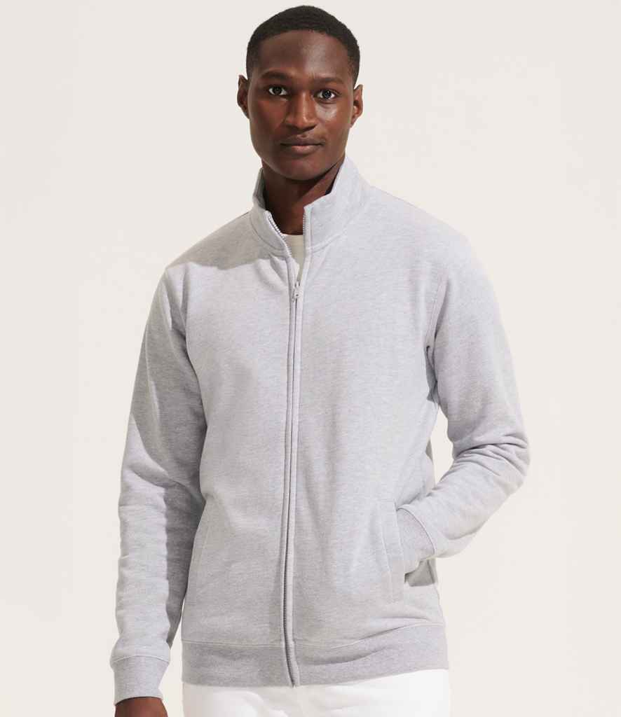 SOL'S Unisex Cooper Full Zip Sweat Jacket | Grey Marl
