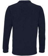 SOL'S Unisex Planet Long Sleeve Piqué Polo Shirt | French Navy thumbnail 2