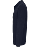 SOL'S Unisex Planet Long Sleeve Piqué Polo Shirt | French Navy thumbnail 3