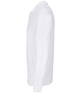 SOL'S Unisex Planet Long Sleeve Piqué Polo Shirt | White thumbnail 5