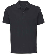 SOL'S Unisex Pegase Piqué Polo Shirt | Black thumbnail 1
