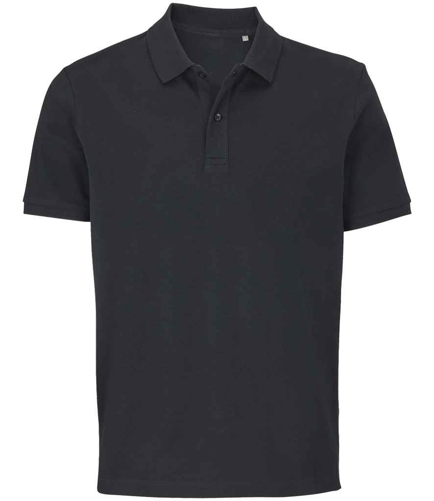 SOL'S Unisex Pegase Piqué Polo Shirt | Black