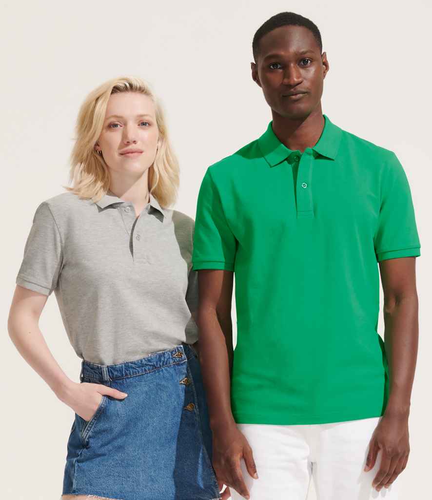 SOL'S Unisex Pegase Piqué Polo Shirt | Spring Green