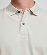 NEOBLU Unisex Orel Piqué Polo Shirt | Dusty Beige thumbnail 2