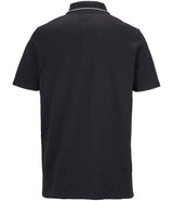 NEOBLU Unisex Orel Piqué Polo Shirt | Deep Black thumbnail 3