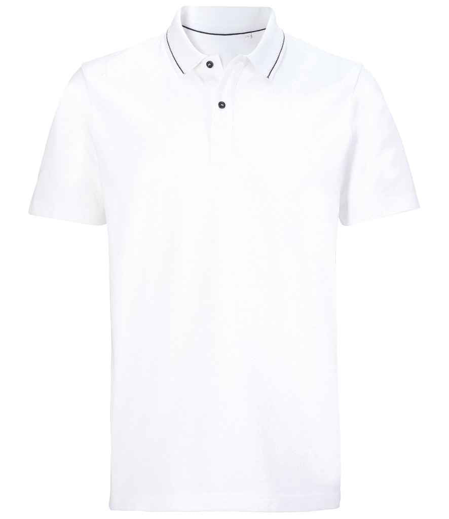 NEOBLU Unisex Orel Piqué Polo Shirt | Optic White