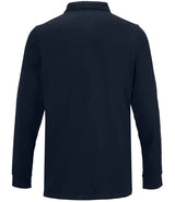 NEOBLU Owen Long Sleeve Piqué Polo Shirt | Night Blue thumbnail 2