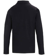NEOBLU Ladies Owen Long Sleeve Piqué Polo Shirt | Deep Black thumbnail 6