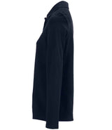 NEOBLU Ladies Owen Long Sleeve Piqué Polo Shirt | Night Blue thumbnail 3