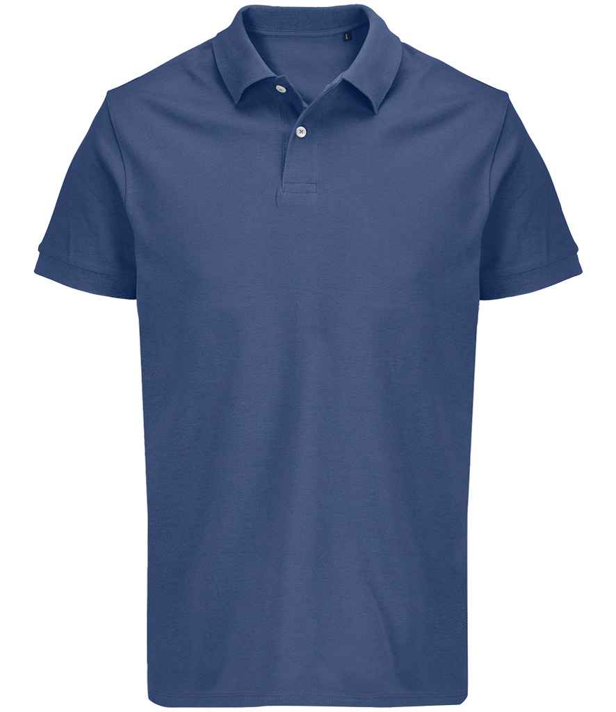 SOL'S Unisex Pacific Twin Piqué Polo Shirt | Denim