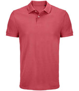 SOL'S Unisex Pacific Twin Piqué Polo Shirt | Folk Pink thumbnail 1