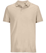 SOL'S Unisex Pacific Twin Piqué Polo Shirt | Linen thumbnail 1