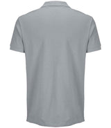 SOL'S Unisex Pacific Twin Piqué Polo Shirt | Pure Grey thumbnail 2
