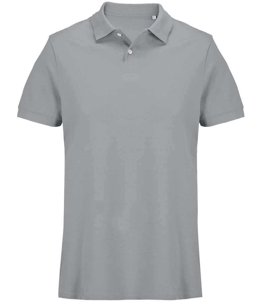 SOL'S Unisex Pacific Twin Piqué Polo Shirt | Pure Grey