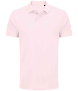 SOL'S Unisex Pacific Twin Piqué Polo Shirt | Pale Pink thumbnail 1